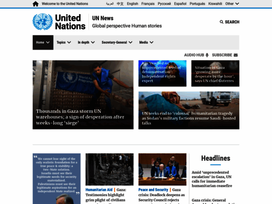 Read the full Article:  ⭲ UN in Geneva celebrates 6 decades supporting impartial TV news