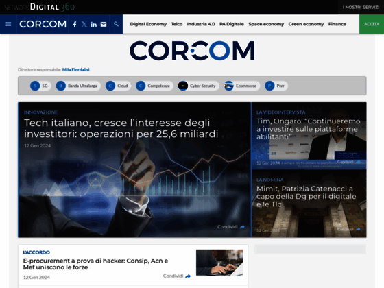 Read the full Article: Digitalizzazione PA, Consip: 500 milioni per il system management dei Ced