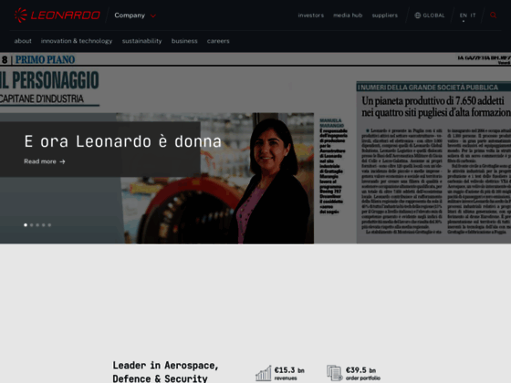 Read the full Article: Leonardo and Agenzia Industrie Difesa strengthen the partnership